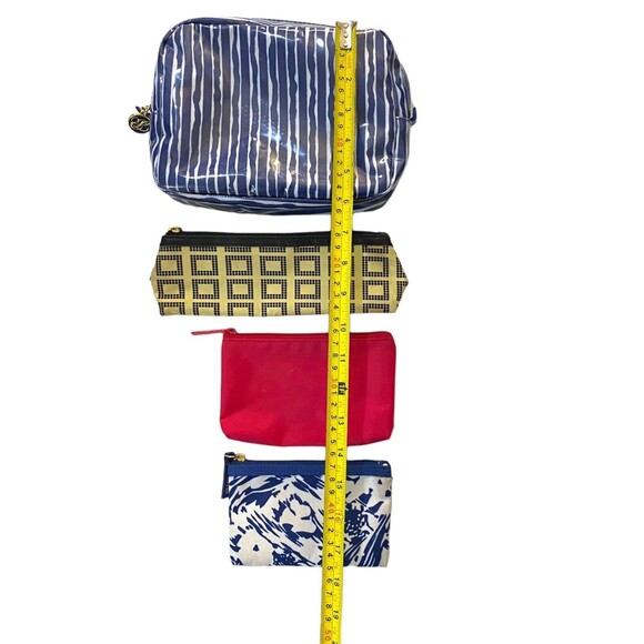 4 - Estee Lauder Makeup Bag Lot Zipper Travel - Picture 11 of 11